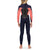 Roxy 3/2 Prologue Back Zip Wetsuit - Girls' Blue Ribbon/Coral Flame