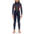 Roxy 3/2 Prologue Back Zip Wetsuit - Girls' Blue Ribbon/Coral Flame
