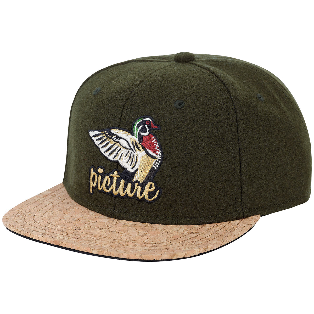 Picture Organic Conway Hat Khaki Wool