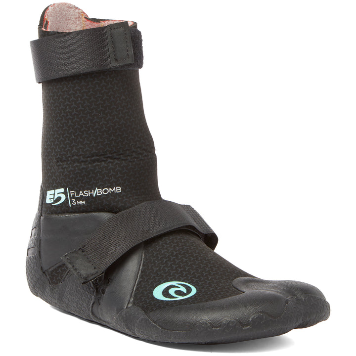 Rip Curl 3mm Flashbomb Hidden Split Toe Boots - Women's Black