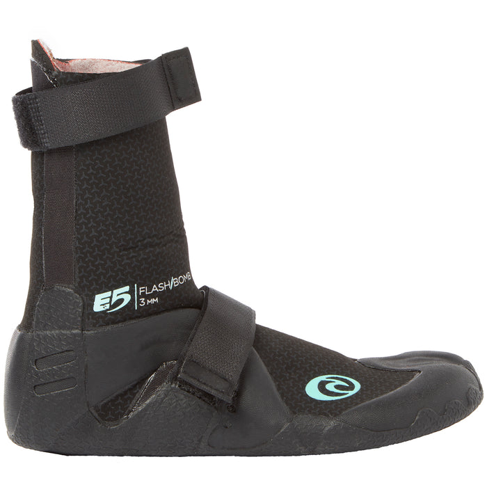 Rip Curl 3mm Flashbomb Hidden Split Toe Boots - Women's Black