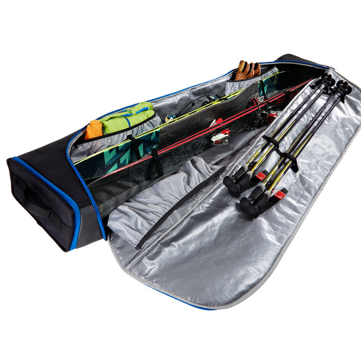 Kulkea Kantaja Double Roller Ski Bag Black/Grey