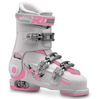 Roces Idea Free Adjustable Alpine Ski Boots (22.5-25.5) - Kids' 2020 White/Deep Pink::White/Deep Pink