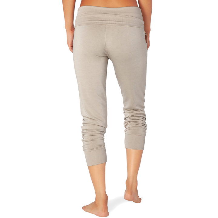 Beyond Yoga Cozy Fleece Foldover Sweatpants - Women's Texas Taupe