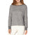Beyond Yoga Lasso Tie Cropped Pullover - Women's Medium Heather Grey