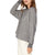 Beyond Yoga Lasso Tie Cropped Pullover - Women's Medium Heather Grey