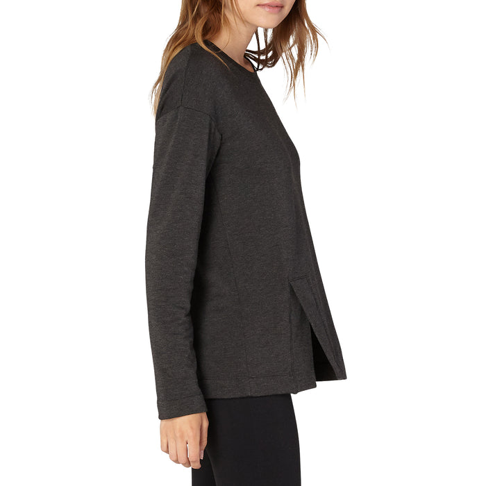 Beyond Yoga Sedona Wide Hem Pullover - Women's Charcoal Grey