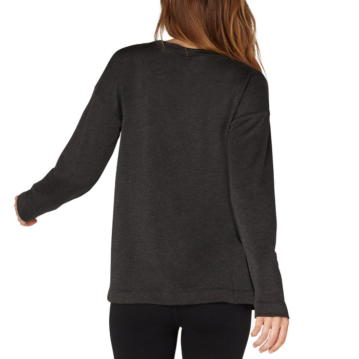 Beyond Yoga Sedona Wide Hem Pullover - Women's Charcoal Grey