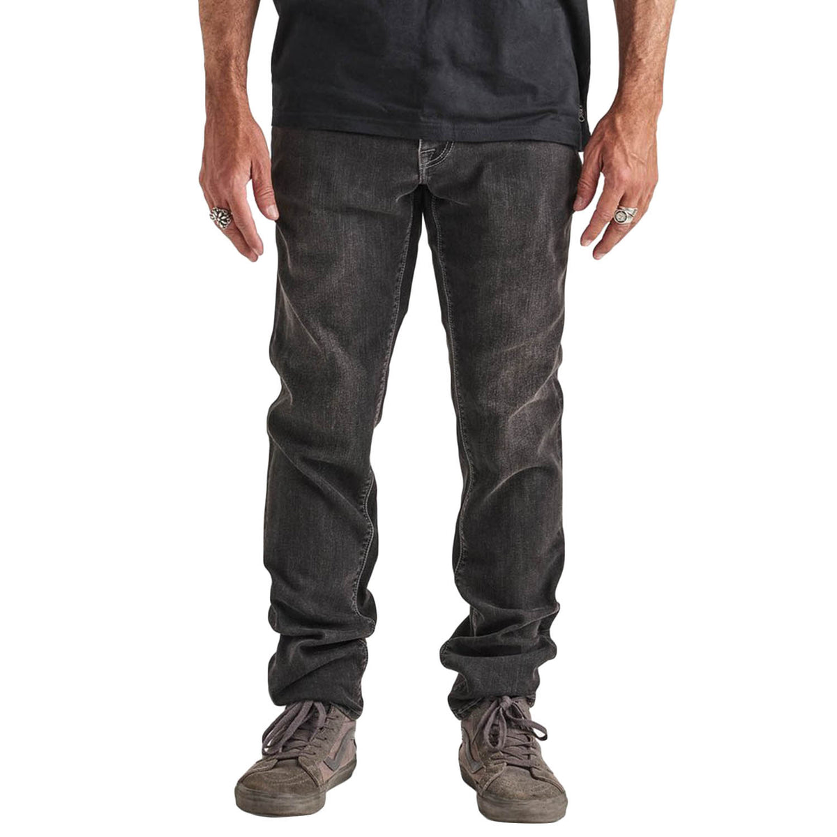 Roark HWY 133 Denim Pants Worn Black
