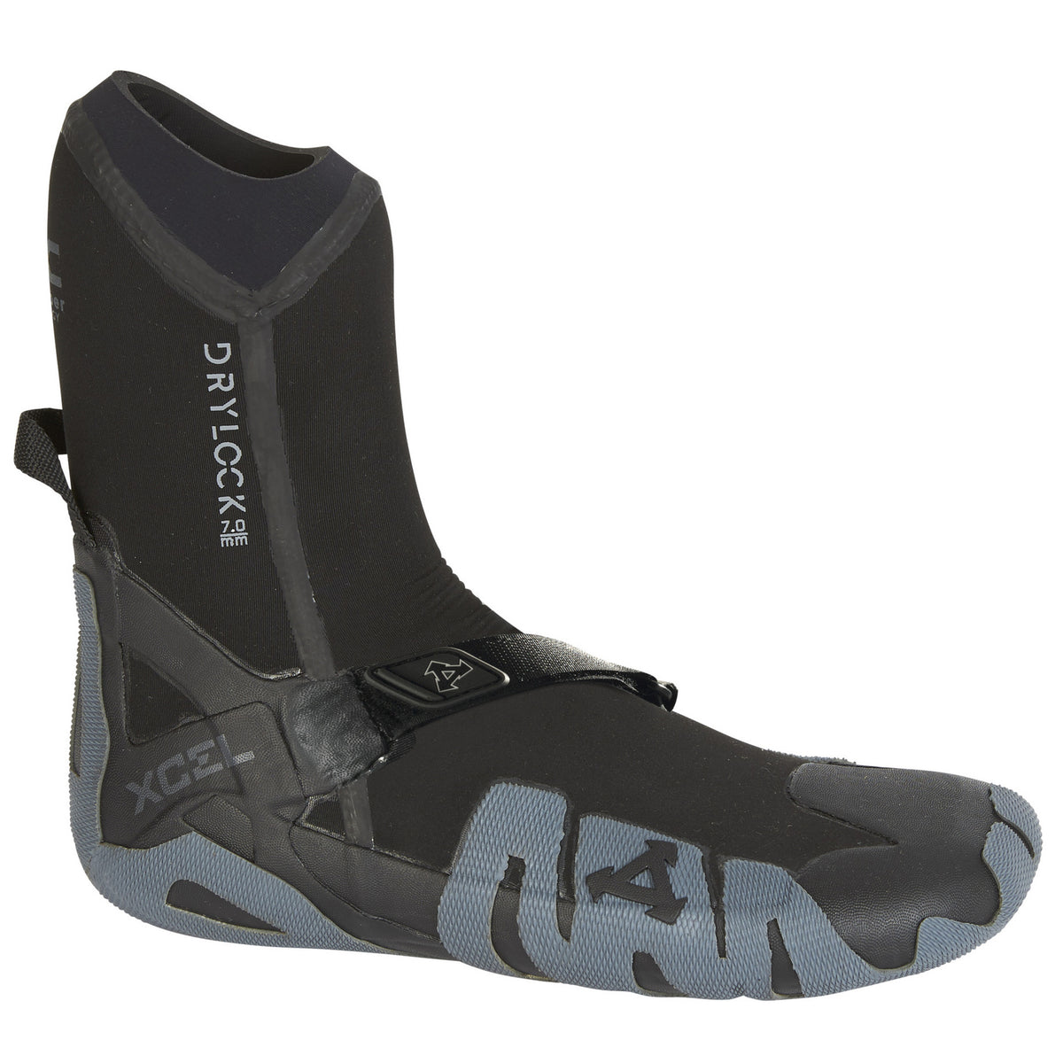 XCEL 7mm Drylock Celliant Round Toe Boots Black/Grey