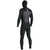 Vissla 7 Seas 4/3 Hooded Chest Zip Wetsuit Black With Jade