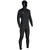 Vissla 7 Seas 4/3 Hooded Chest Zip Wetsuit Black With Jade