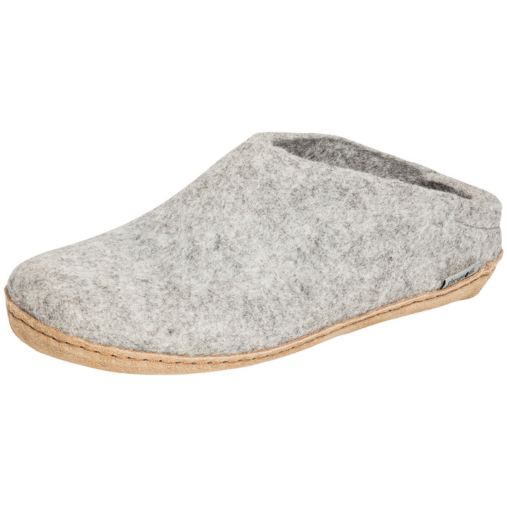 Glerups Open Heel Slippers - Women's Grey