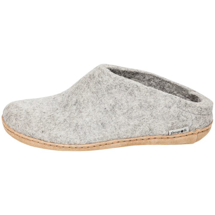 Glerups Open Heel Slippers - Women's Grey