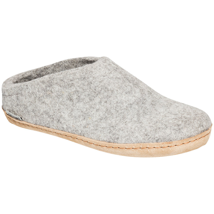 Glerups Open Heel Slippers - Women's Grey