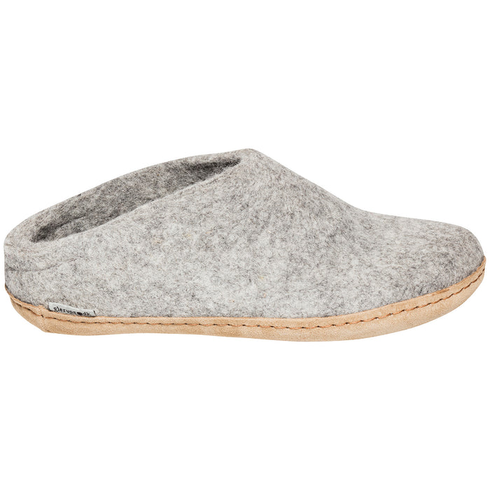 Glerups Open Heel Slippers - Women's Grey