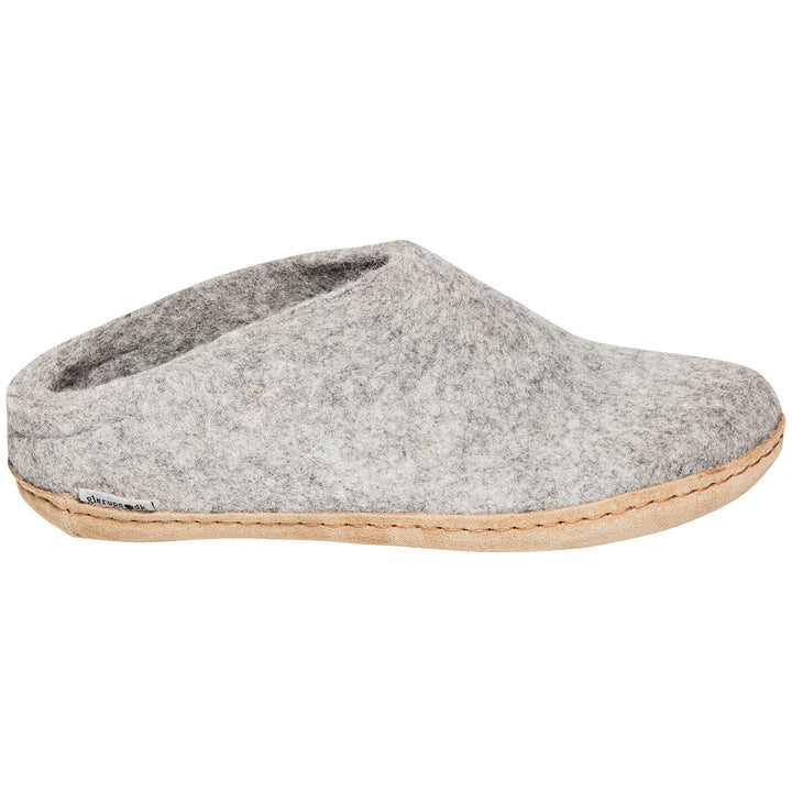 Glerups Open Heel Slippers - Women's Grey