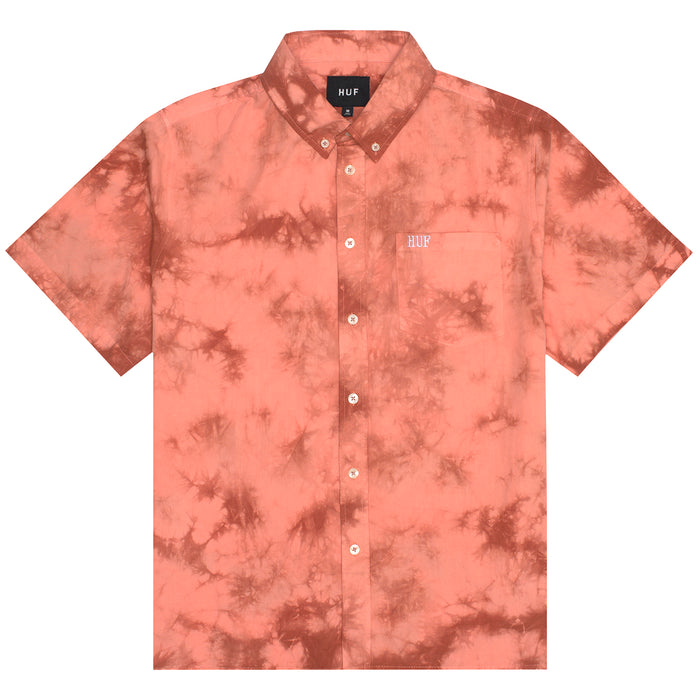 HUF Bowery Short-Sleeve Woven Shirt Canyon Sunset