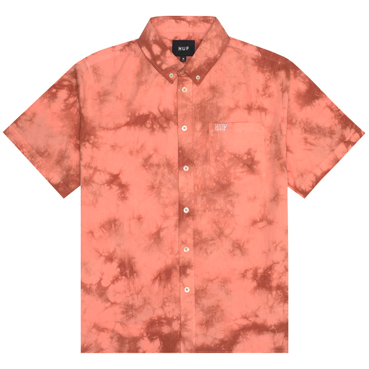 HUF Bowery Short-Sleeve Woven Shirt Canyon Sunset