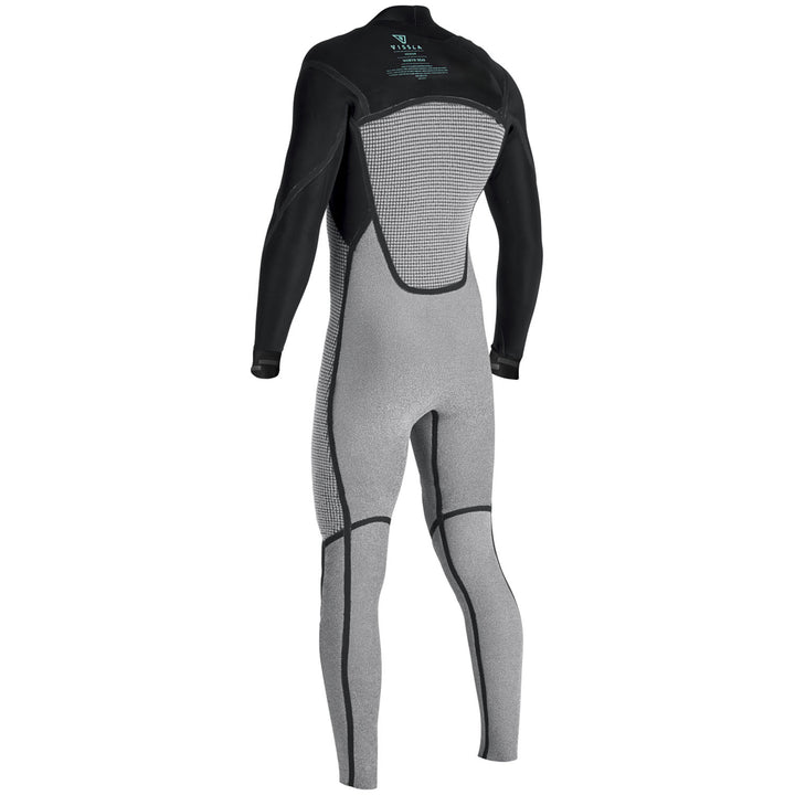 Vissla North Seas 4/3 Chest Zip Wetsuit Black