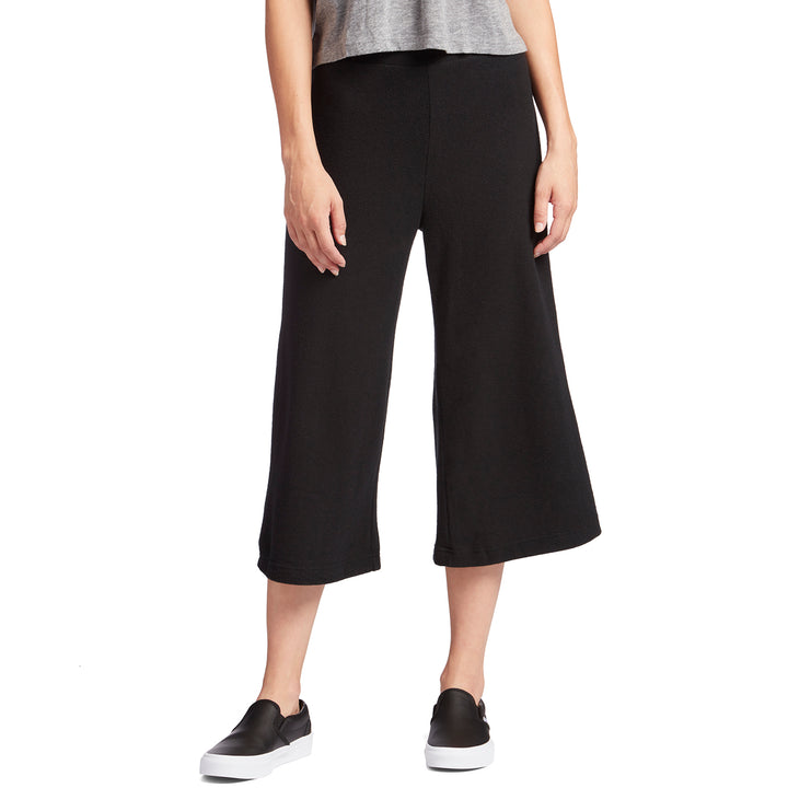 Z Supply The Soft Spun Knit Culotte Pants - Women's Black