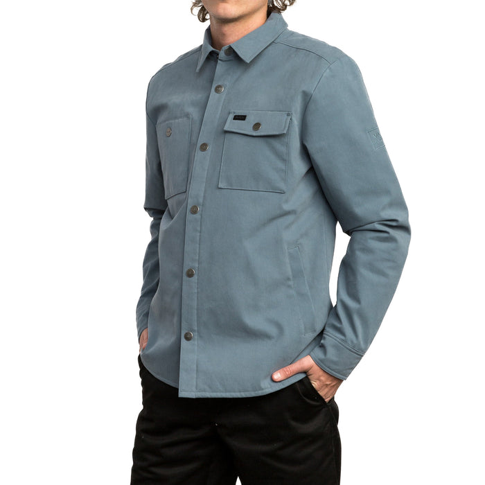 RVCA Utility Shirt Jacket Blue Slate