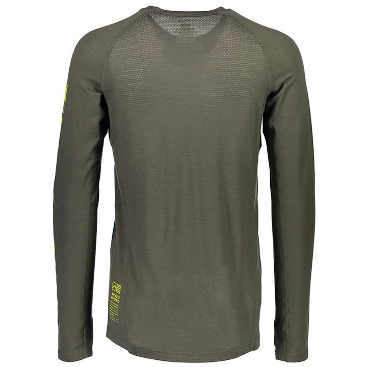 MONS ROYALE Temple Tech Long-Sleeve Shirt Oily Blue/Olive