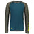 MONS ROYALE Temple Tech Long-Sleeve Shirt Oily Blue/Olive