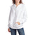 Z Supply The Half-Zip Pullover Hoodie - Women's White