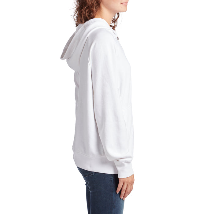 Z Supply The Half-Zip Pullover Hoodie - Women's White