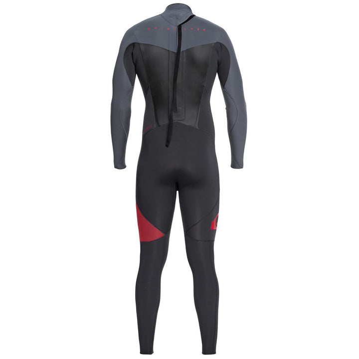 Quiksilver 3/2 Syncro Back Zip GBS Wetsuit Graphite/Ash