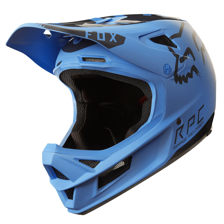 Fox Rampage Pro Carbon Moth Bike Helmet Blue/Black