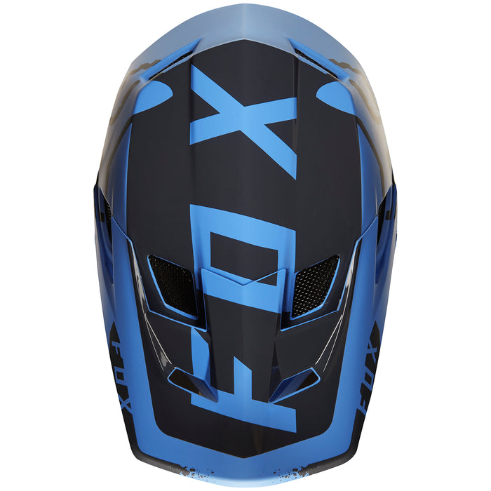 Fox Rampage Pro Carbon Moth Bike Helmet Blue/Black