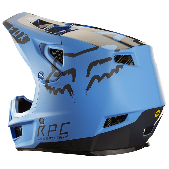Fox Rampage Pro Carbon Moth Bike Helmet Blue/Black