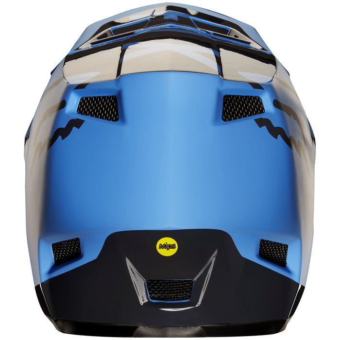Fox Rampage Pro Carbon Moth Bike Helmet Blue/Black