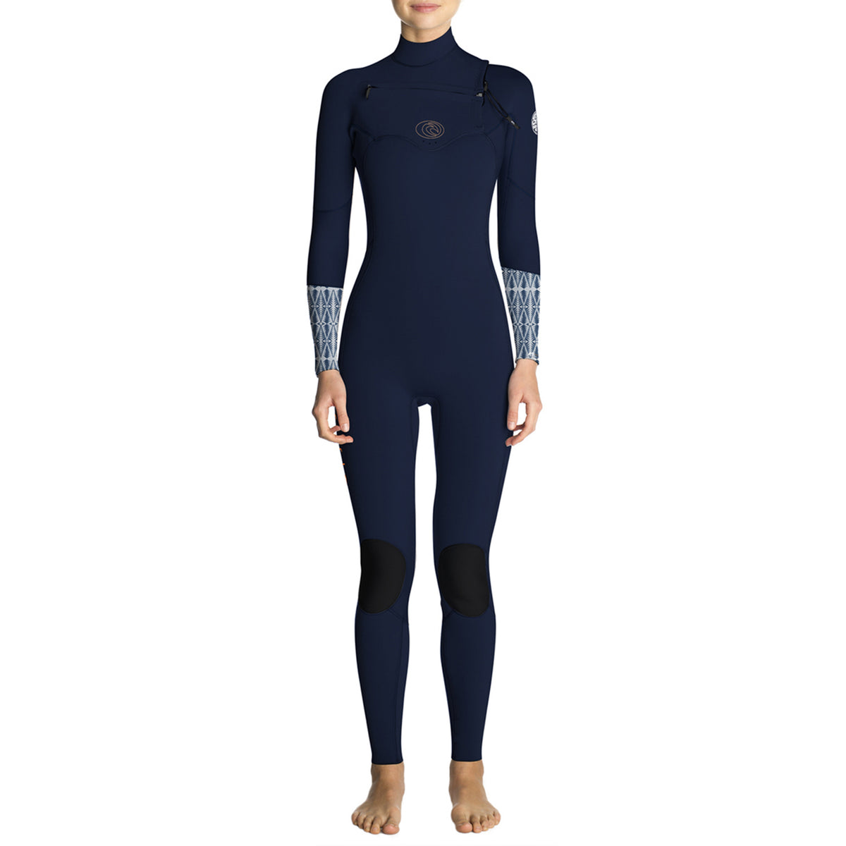 Rip Curl 4/3 Flashbomb Chest Zip Wetsuit - Women's Blue