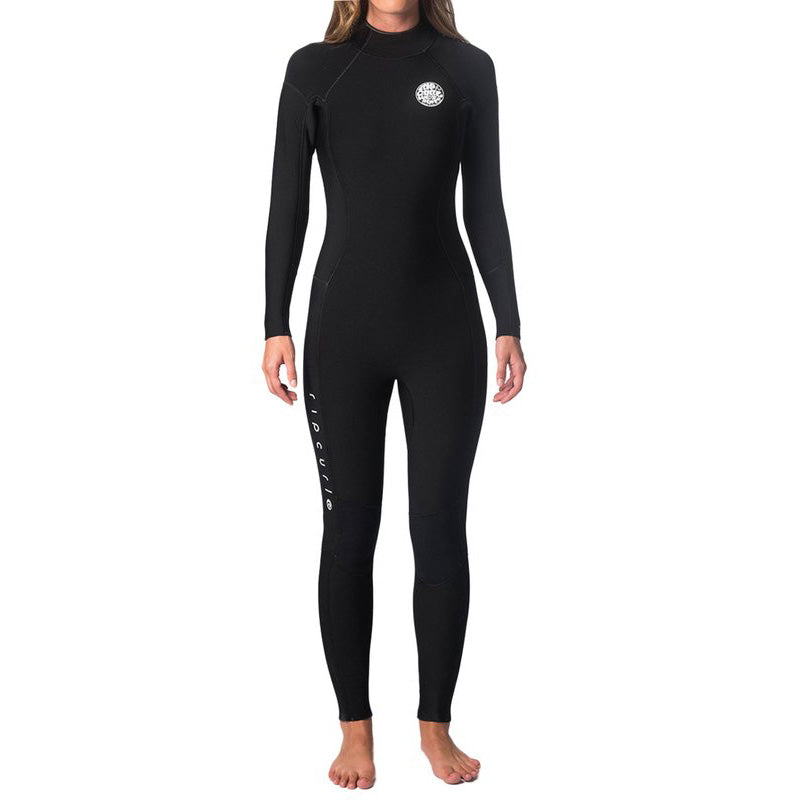 Rip Curl 4/3 Dawn Patrol Back Zip Wetsuit - Women's Black
