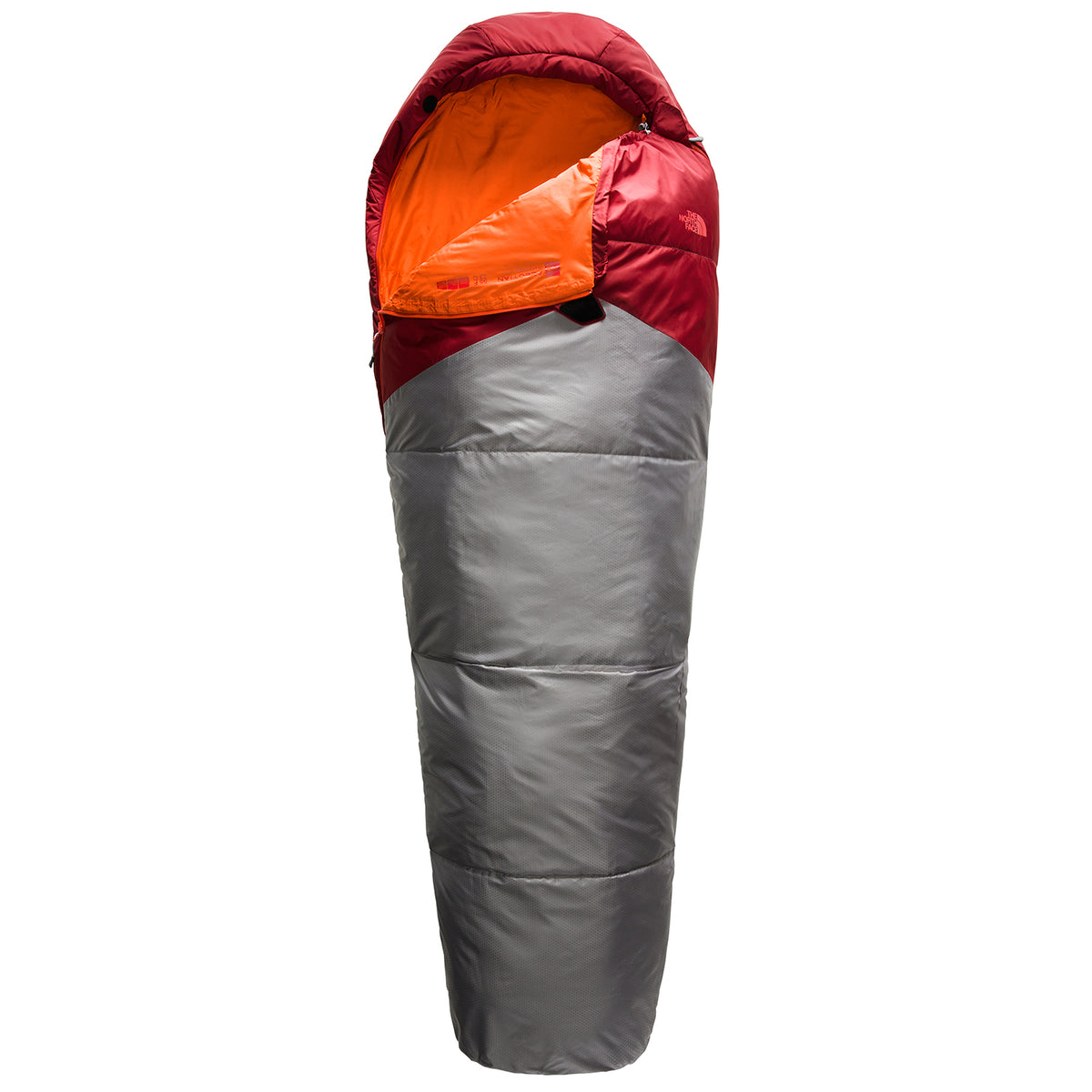 The North Face Aleutian 55F Sleeping Bag Cardinal Red/Zinc Grey