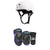 Triple 8 Sweatsaver w/ Liner Skateboard Helmet + Triple 8 Galaxy Skateboard Pad Set