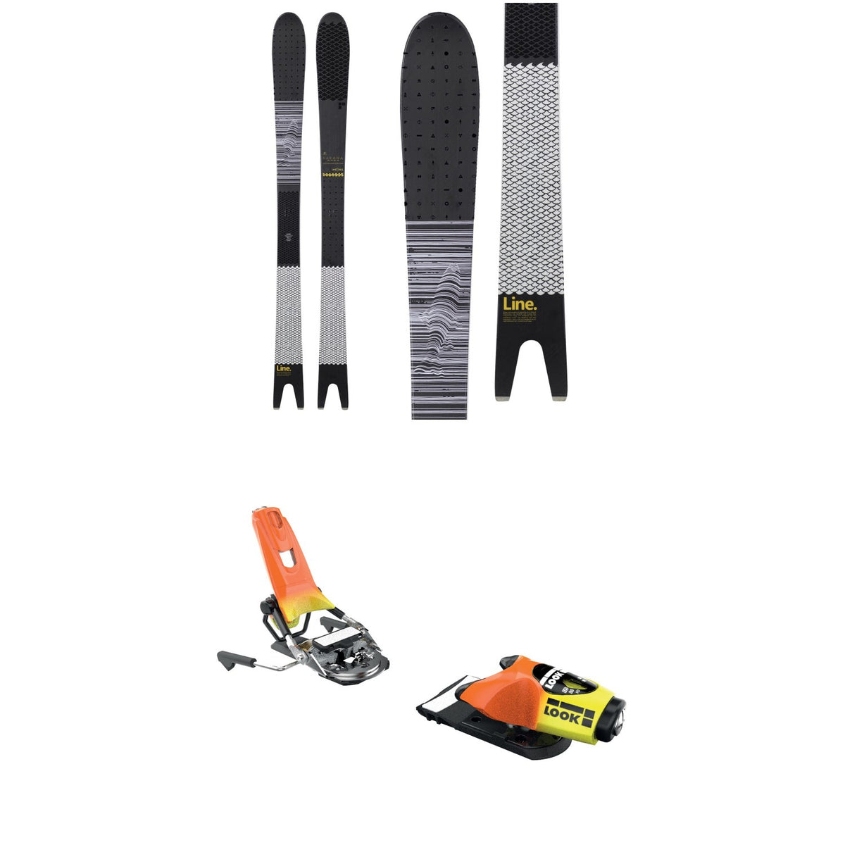 Line Skis Sakana Skis + Look Pivot 18 Ski Bindings 2019