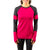 Corbeaux Stripe Crew Top - Women's Razzberry
