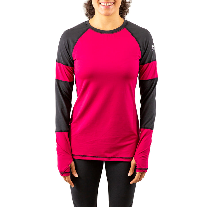 Corbeaux Stripe Crew Top - Women's Razzberry