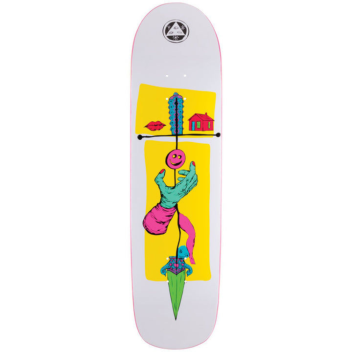 Welcome Obelus on Son of Planchette 8.38 Skateboard Deck