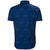 Helly Hansen Oya Short-Sleeve Button-Down Shirt Catalina Blue Print