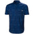 Helly Hansen Oya Short-Sleeve Button-Down Shirt Catalina Blue Print