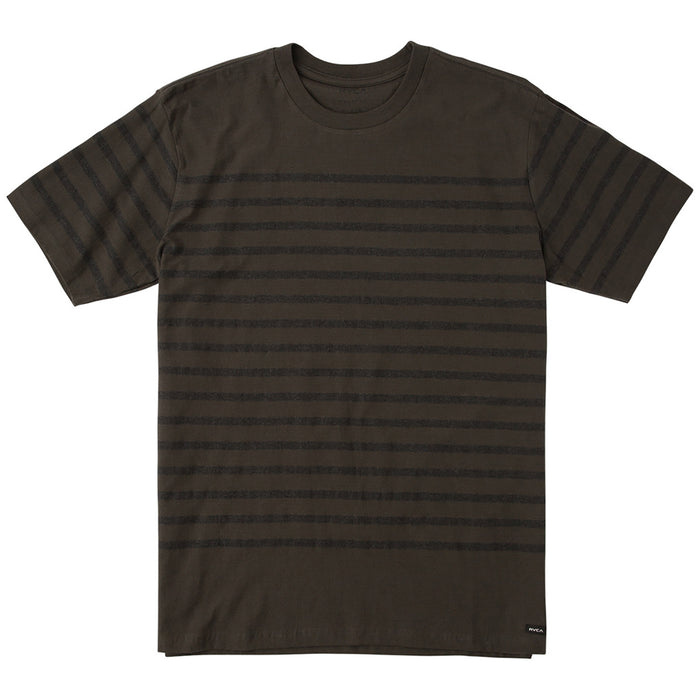RVCA Dean Stripe T-Shirt Pirate Black