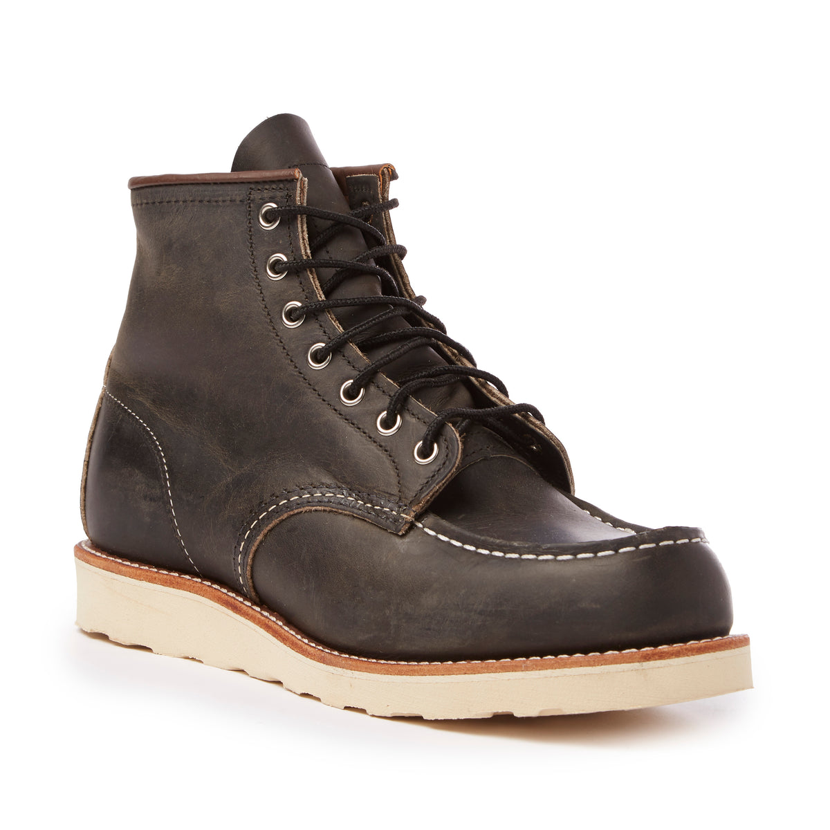 Red Wing 8890 6-Inch Classic Moc Boots Charcoal Rough & Tough Leather