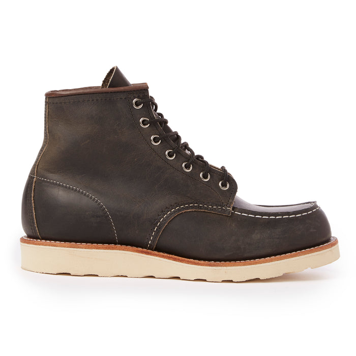 Red Wing 8890 6-Inch Classic Moc Boots Charcoal Rough & Tough Leather