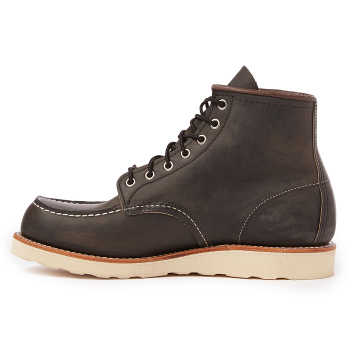 Red Wing 8890 6-Inch Classic Moc Boots Charcoal Rough & Tough Leather