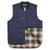 Brixton Abraham Vest Washed Navy